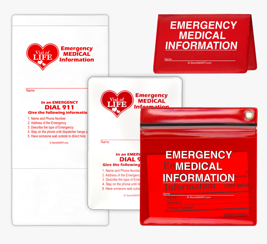 Vial Of Life & Yellow Dot - Emergency, HD Png Download, Free Download