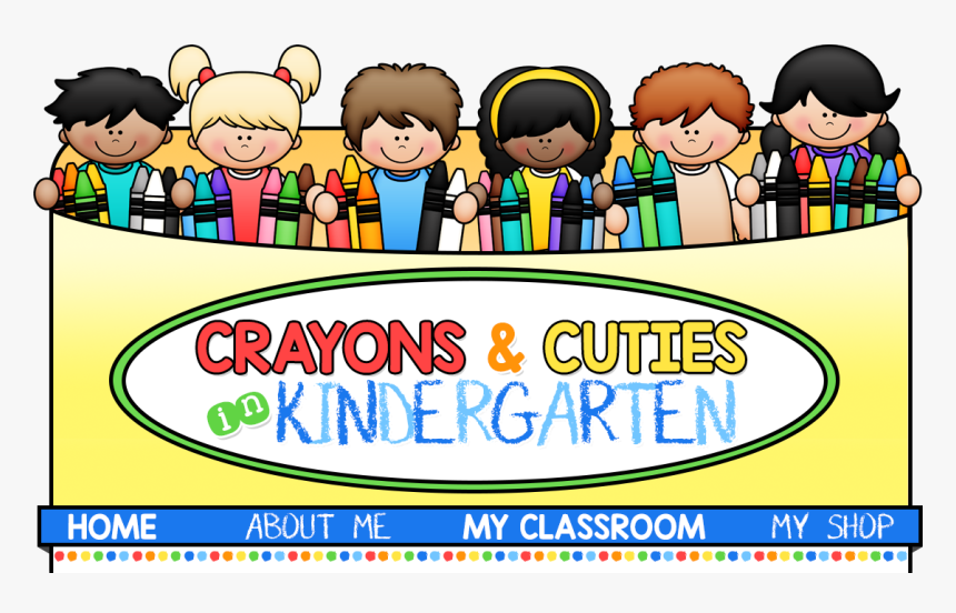 Crayons & Cuties In Kindergarten - Cartoon, HD Png Download, Free Download
