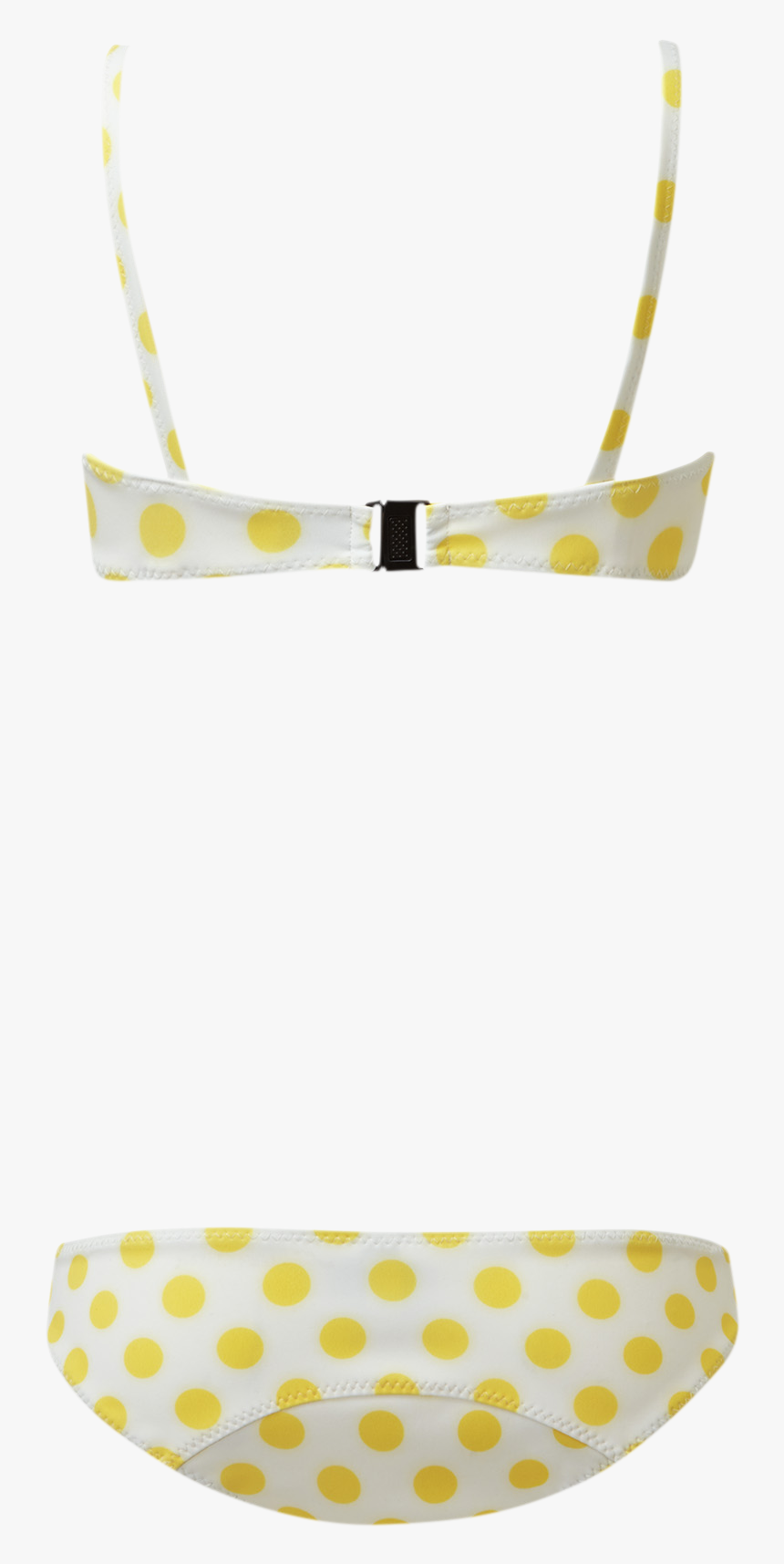 Genevieve Yellow Polka Dot Bonded Bikini - Polka Dot, HD Png Download, Free Download