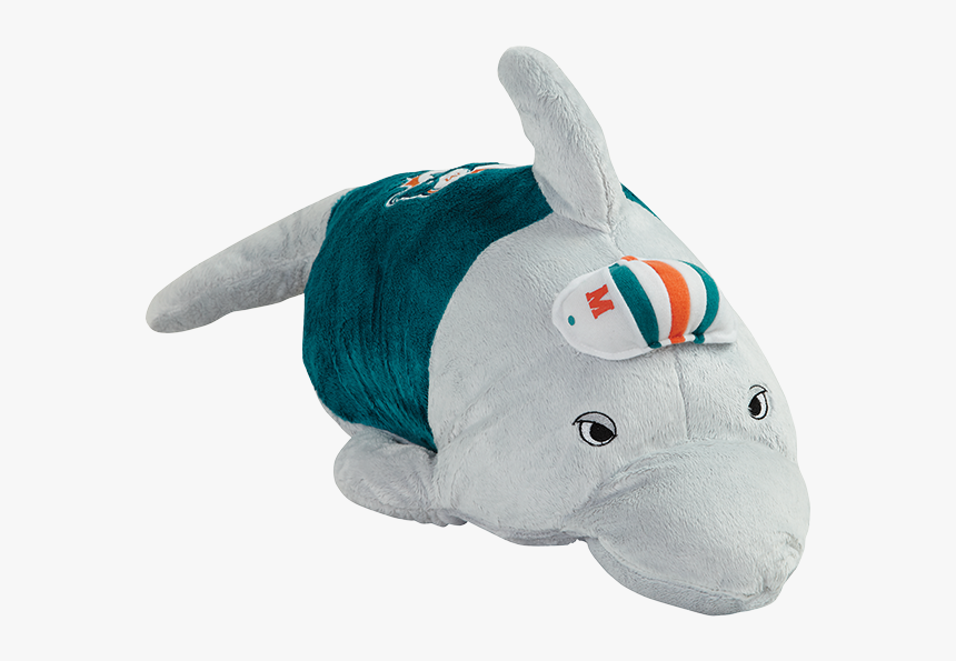 Nfl Miami Dolphins Pillow Pet - Miami Dolphins Pillow Pet, HD Png Download, Free Download