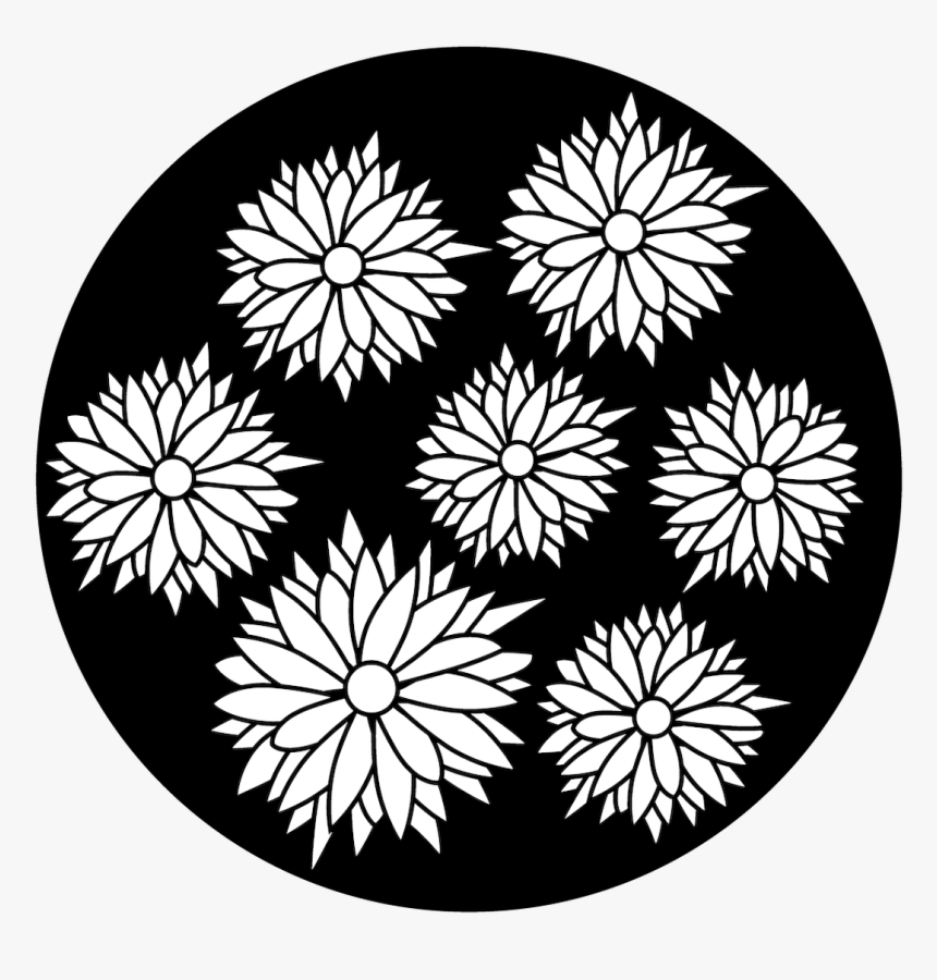 Apollo Design Me-9108 Boho Flowers Steel Pattern - Circle, HD Png Download, Free Download