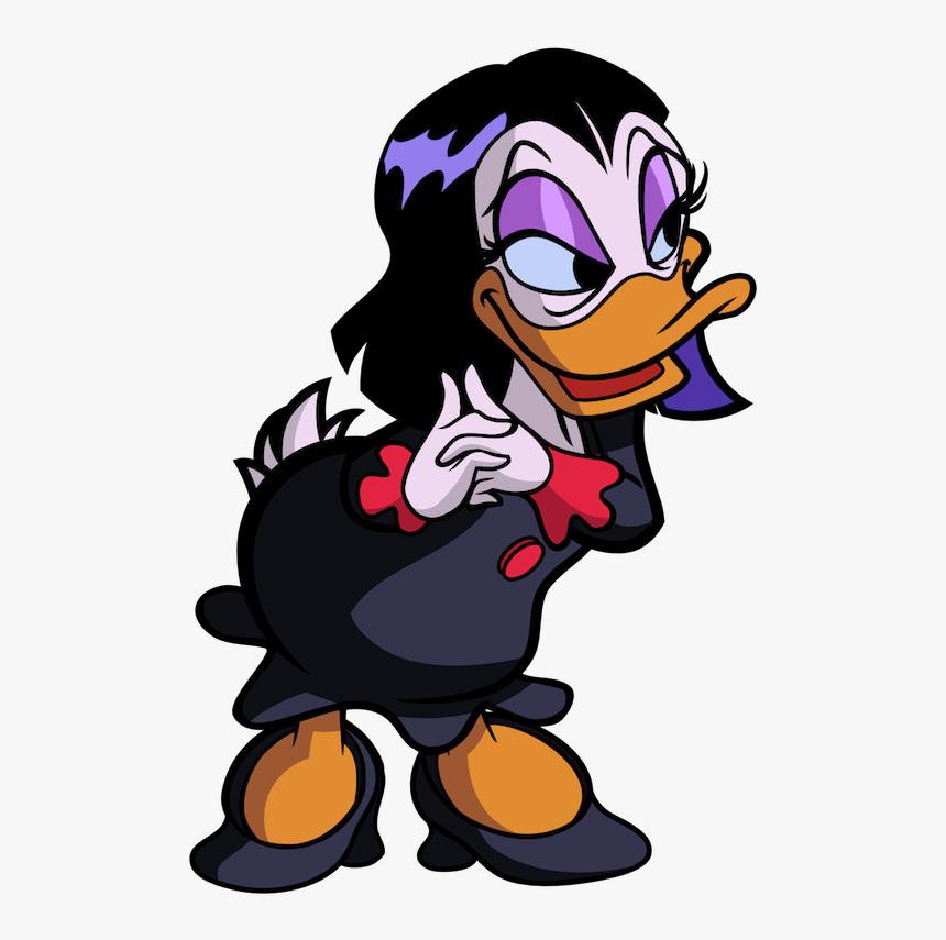 Duck Tales Nes Png Cover - Black Duck Cartoon Character, Transparent Png, Free Download