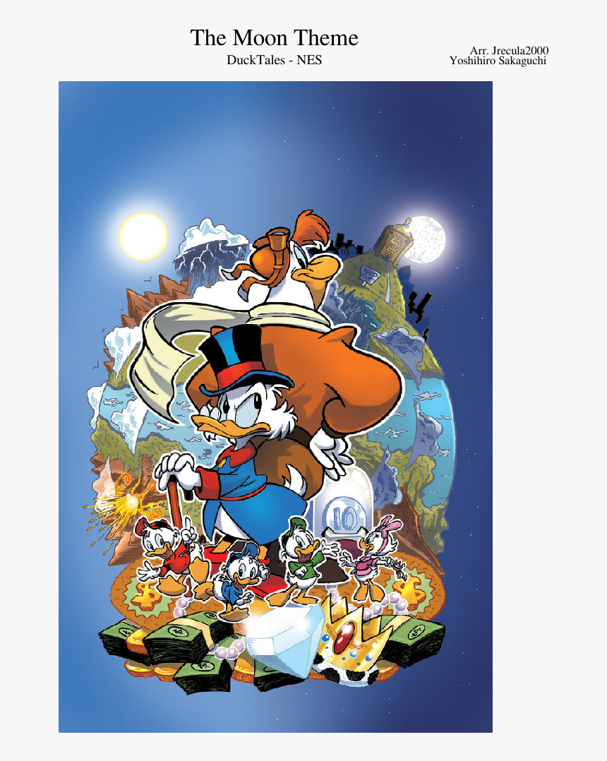 Duck Tales Nes Png Cover - Duck Tales, Transparent Png, Free Download