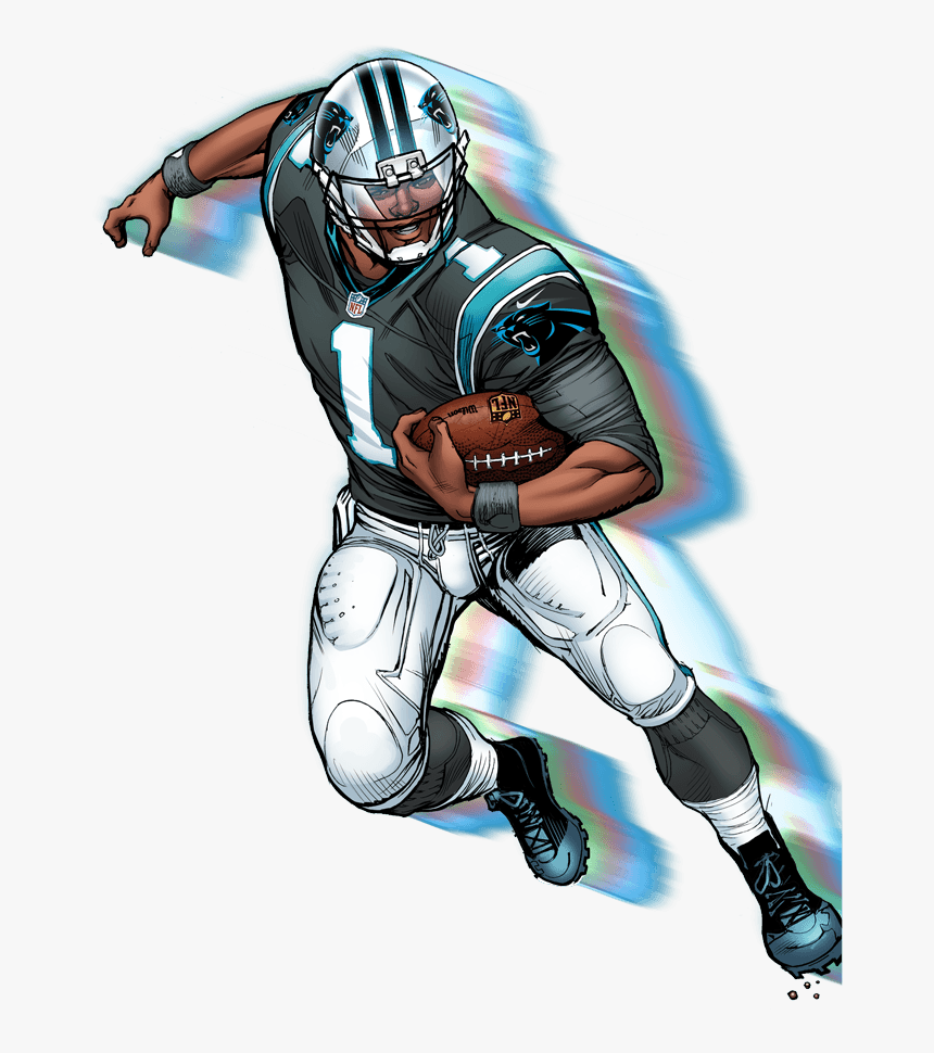 Jj Watt, Cam Newton - Quarterback Football Player Clipart, HD Png Download, Free Download