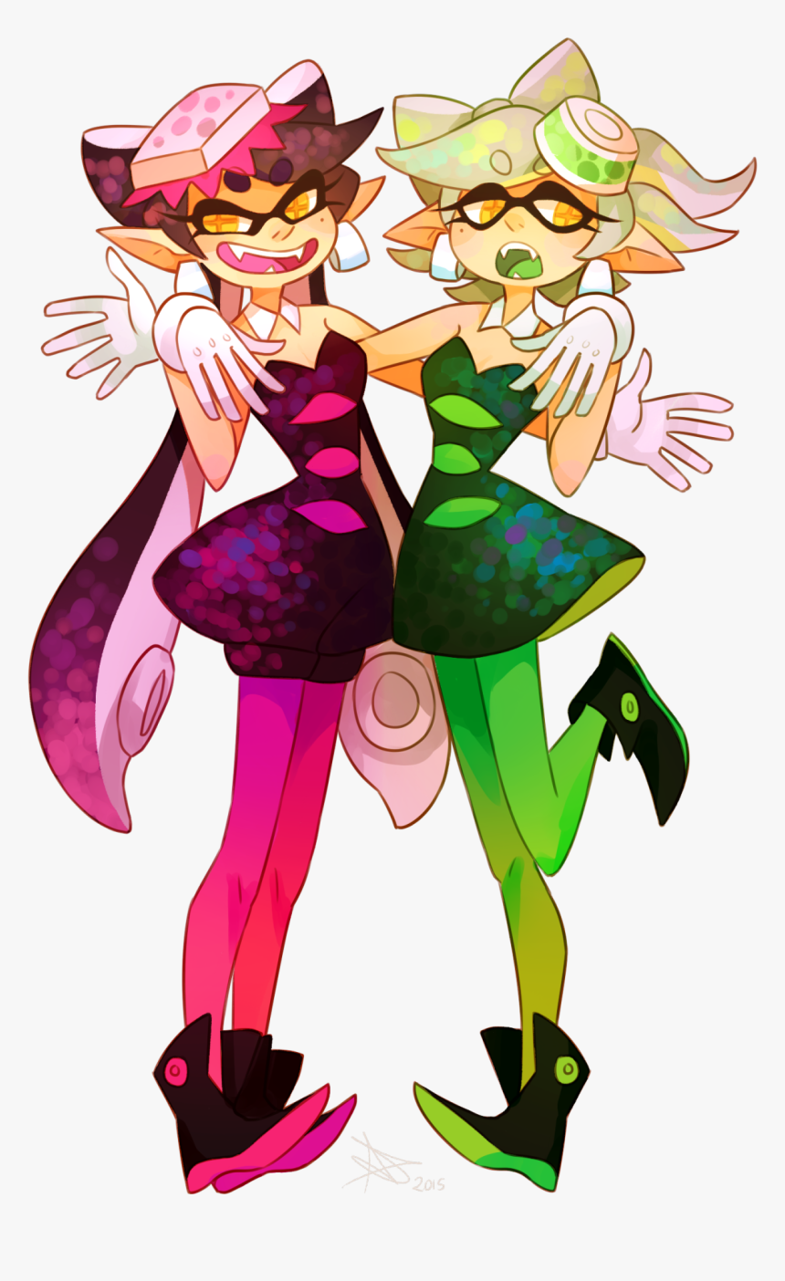 Splatoon Callie And Marie Fanart, HD Png Download, Free Download