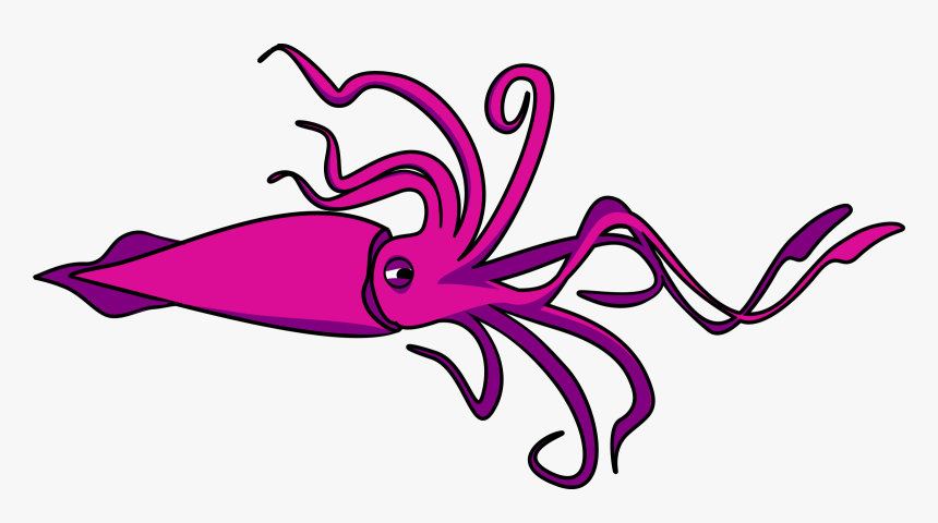 Cartoon Squid Clipart - Squid Clip Art, HD Png Download, Free Download