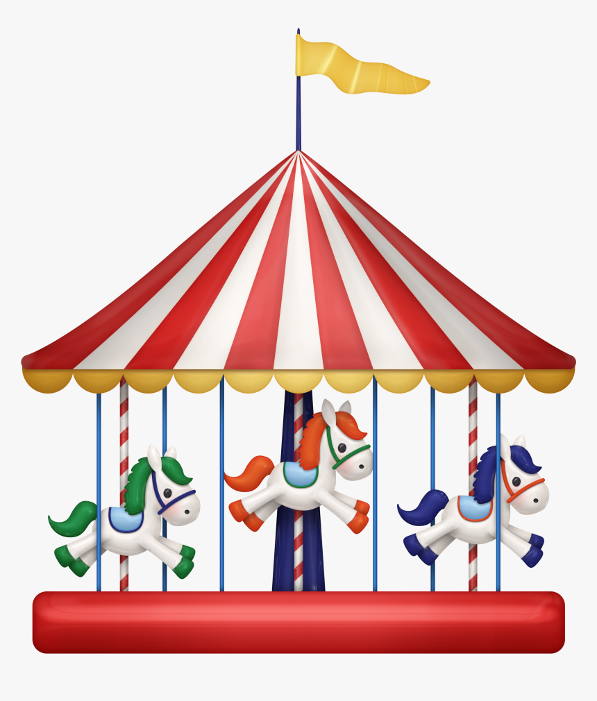 Amusement Park Carousel Download Transparent Png Image - Merry Go Round Clipart, Png Download, Free Download