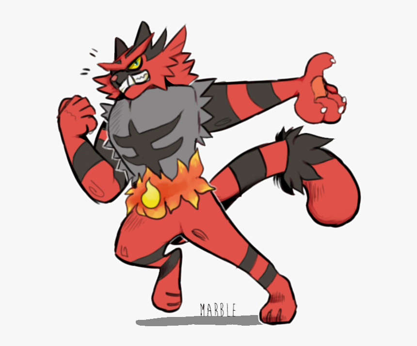 Easy To Draw Incineroar, HD Png Download, Free Download