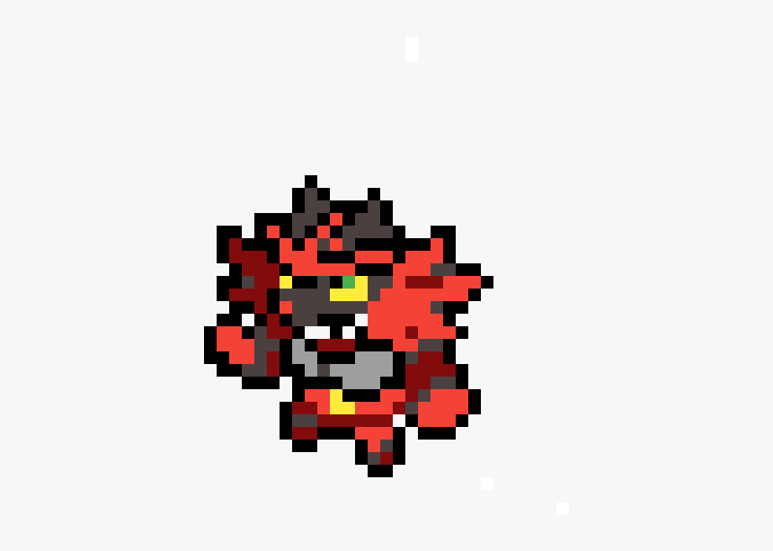 8 Bit Incineroar Grid, HD Png Download, Free Download