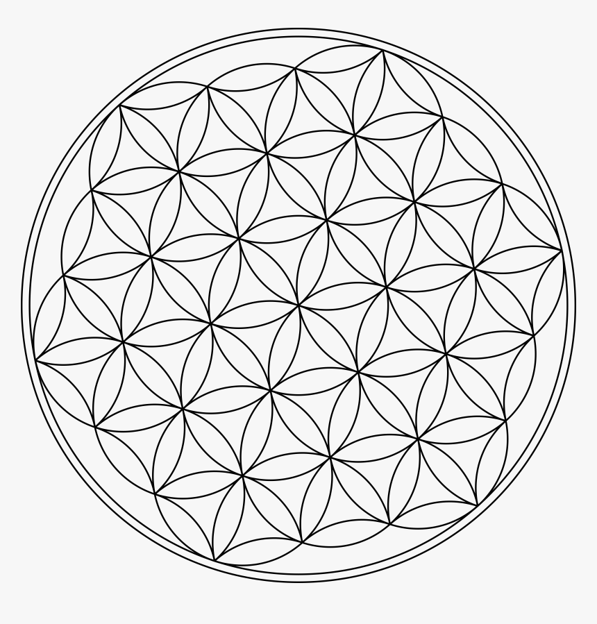 Clip Art Sacred Geometry Symbols For Healing - Flor Da Vida Geometria Sagrada, HD Png Download, Free Download