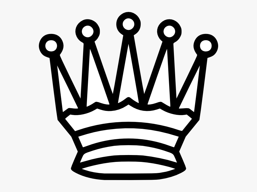 Queens Crown Png - White Queen Chess Icon, Transparent Png, Free Download