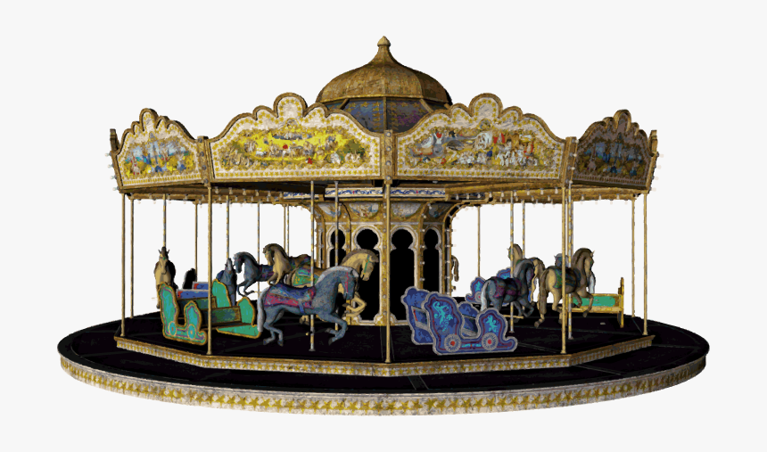 Vintage Merry Go Round Clipart, HD Png Download, Free Download