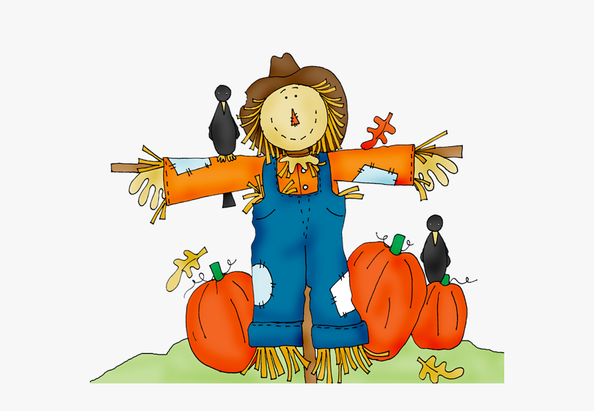 Transparent Fall Festival Clipart - Scarecrow And Pumpkin Clipart, HD Png Download, Free Download