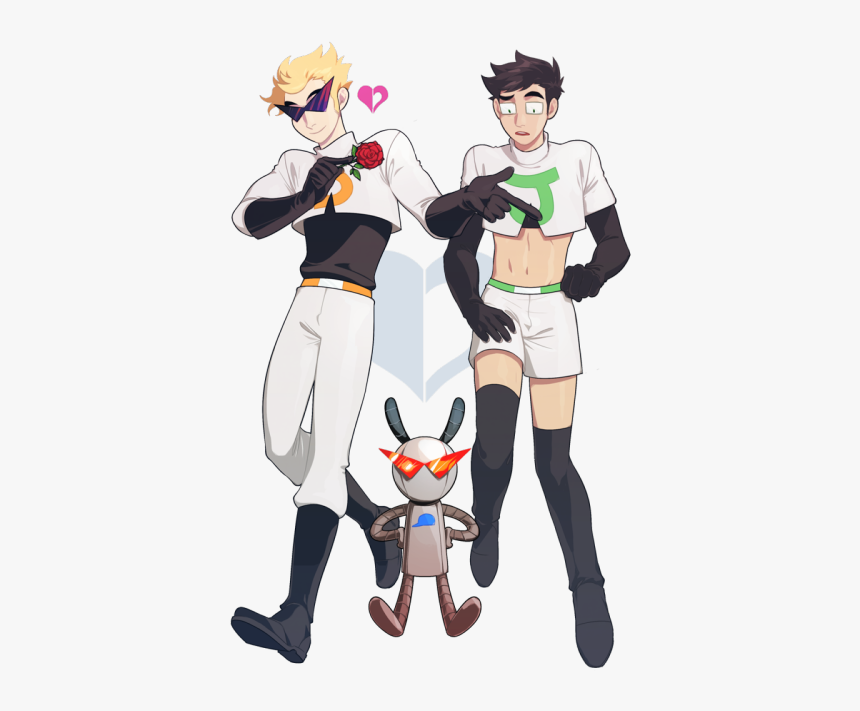 Homestuck Team Rocket Jake English Jane Crocker Roxy - Team Rocket Homestuck, HD Png Download, Free Download