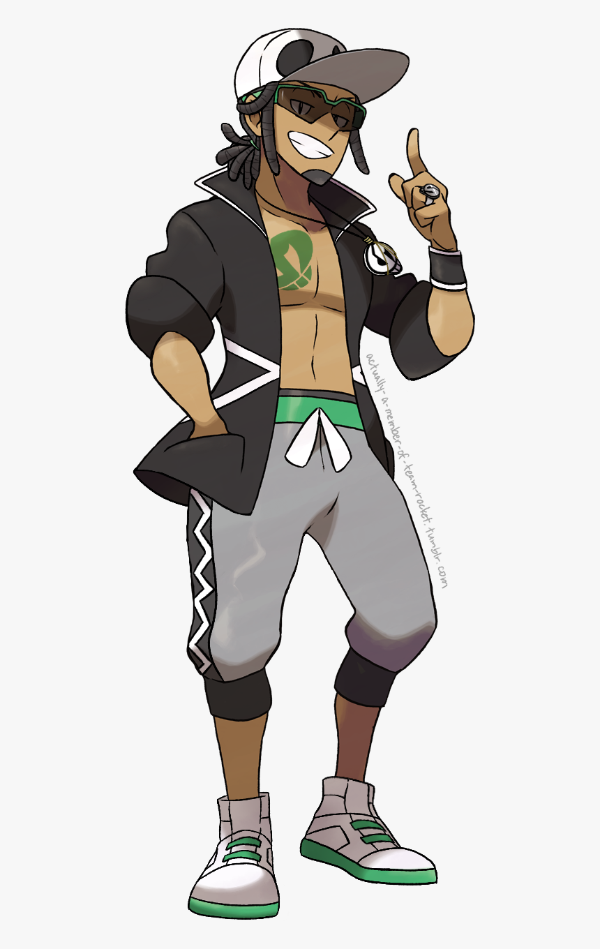 Team Skull Admin Kukui
he’s The Super-chill Big Bro - Pokemon Team Skull Kukui, HD Png Download, Free Download