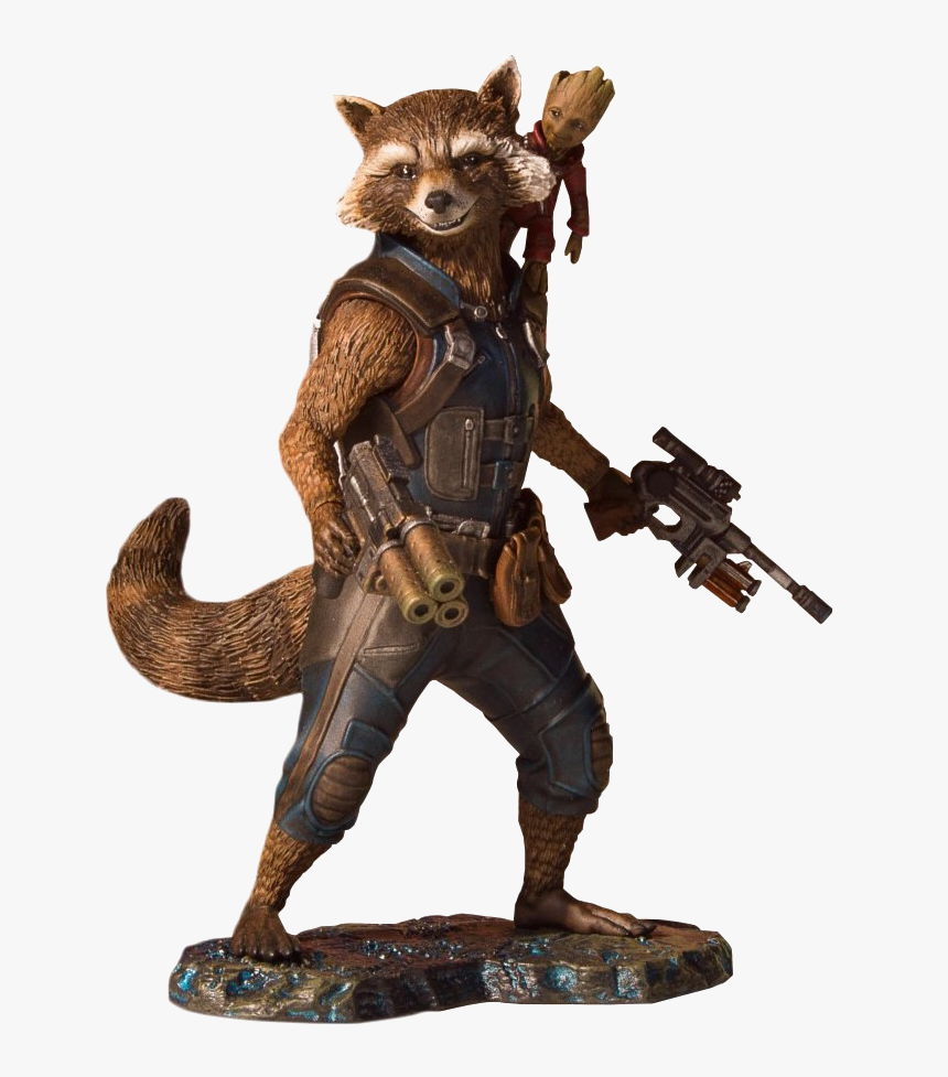 Rocket - Guardians Of The Galaxy Rocket Statue, HD Png Download, Free Download