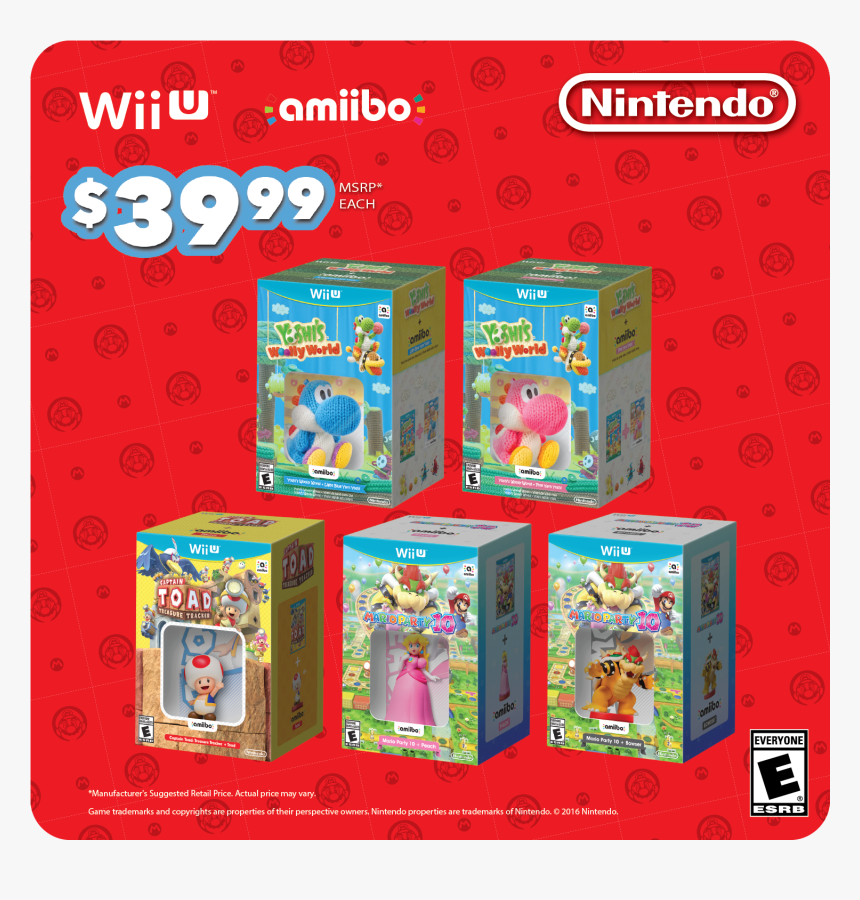 Wii U Games With Amiibos, HD Png Download, Free Download