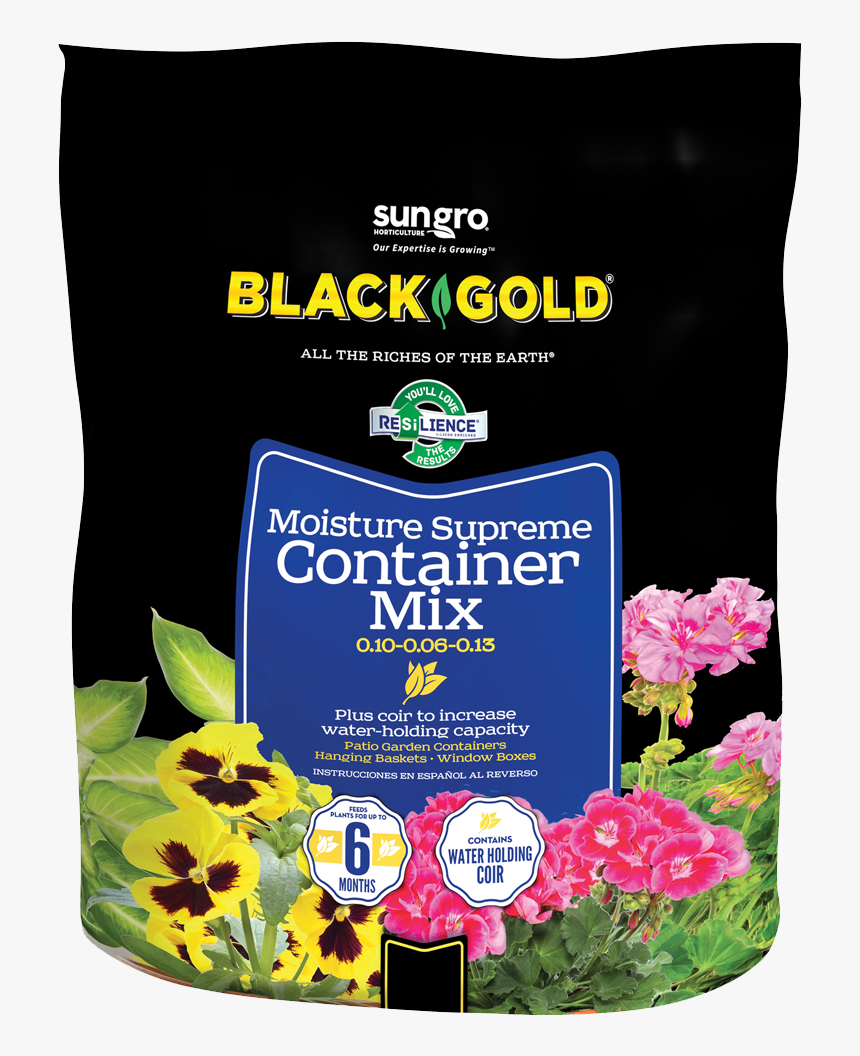 Black Gold All Purpose Potting Soil 16 Qt, HD Png Download, Free Download
