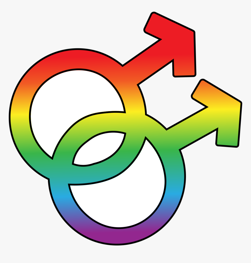 Symbol For Gay Men Transparent, HD Png Download, Free Download