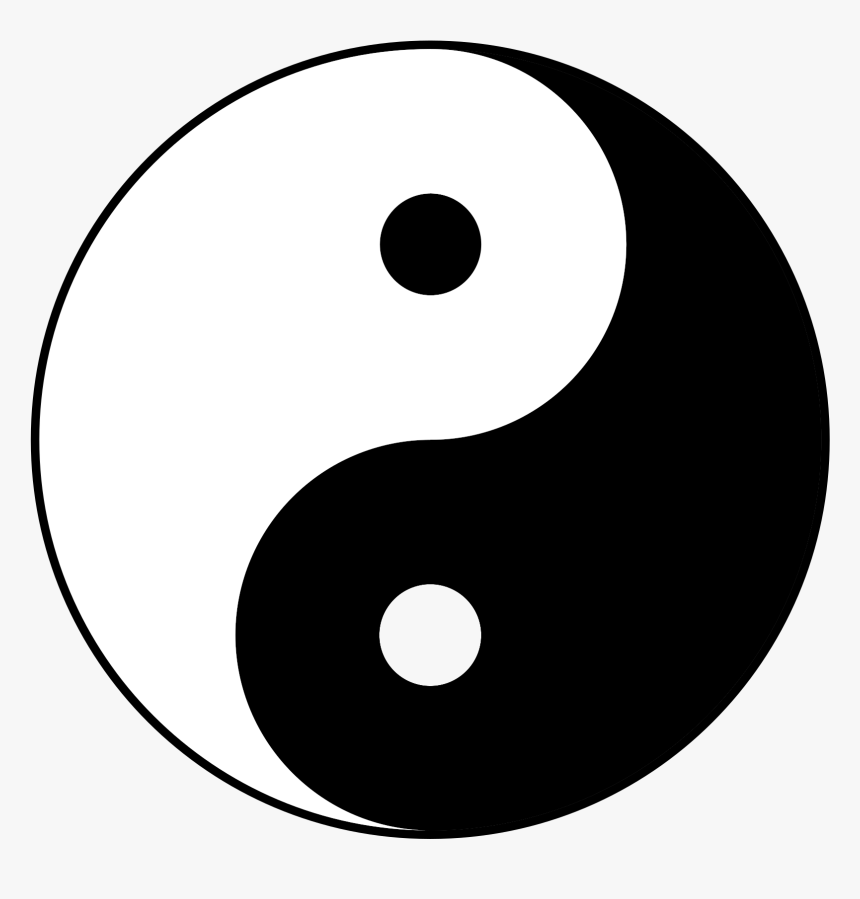 Ying Yang - Dibujos De Yin Yang Para Colorear, HD Png Download, Free Download