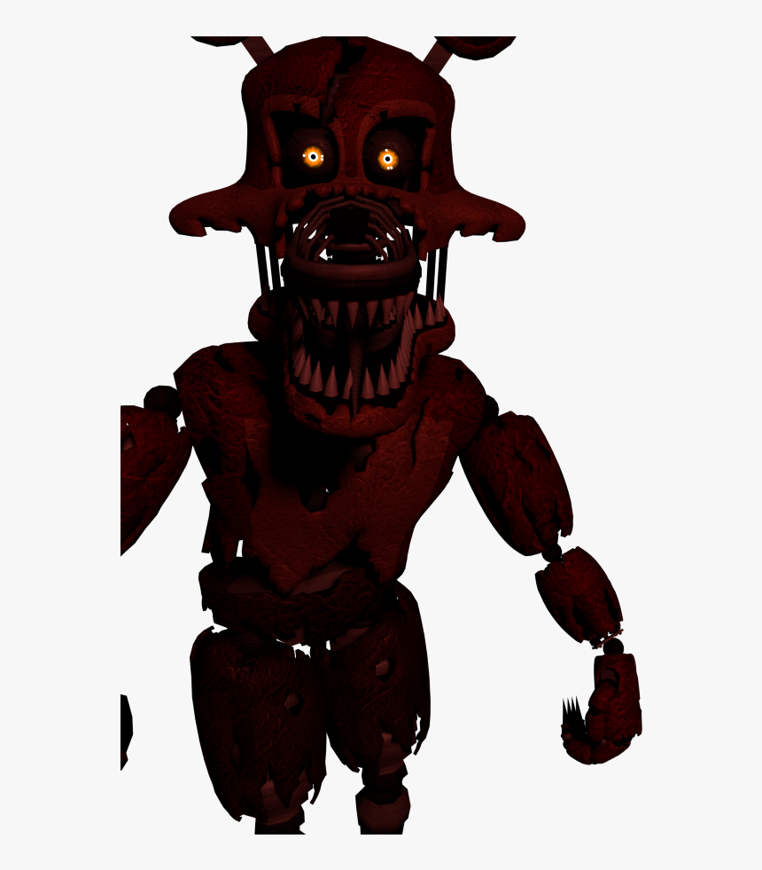 Nightmare Foxy Png Transparent Images - Nightmare Foxy Transparent Background, Png Download, Free Download