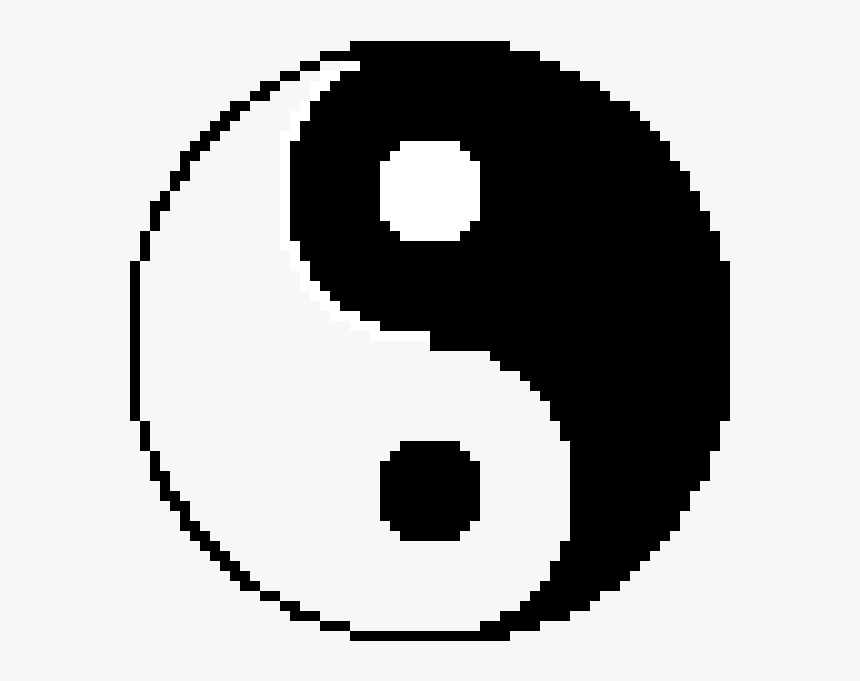 Pixel Yin And Yang, HD Png Download, Free Download