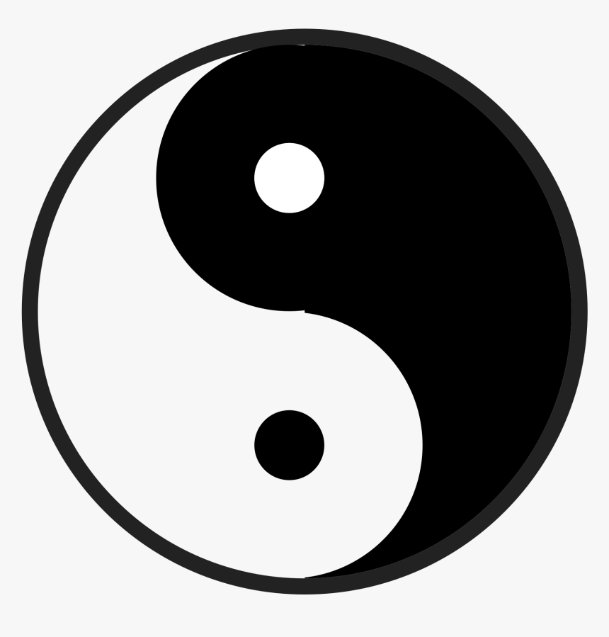 This Free Icons Png Design Of Ying-yang , Png Download - Design Principles Of Art Contrast, Transparent Png, Free Download