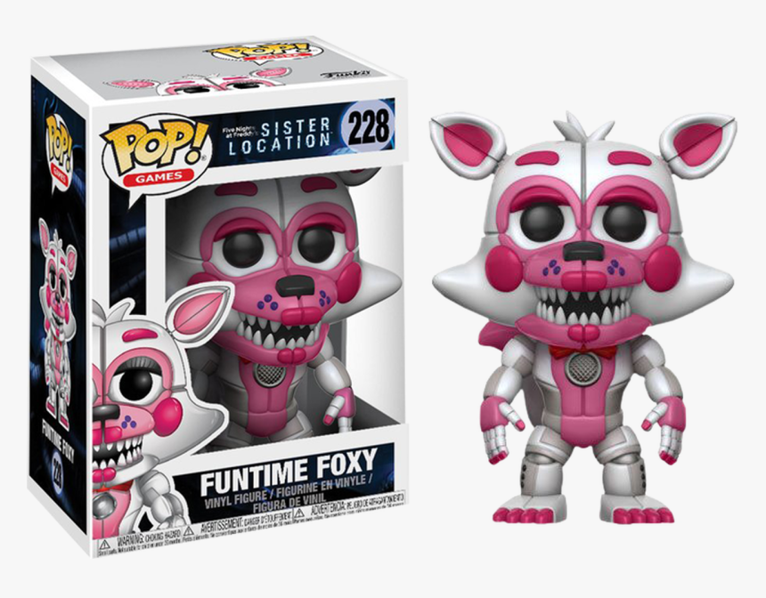 Five Nights At Freddy S Funtime Foxy Pop Hd Png Download Kindpng