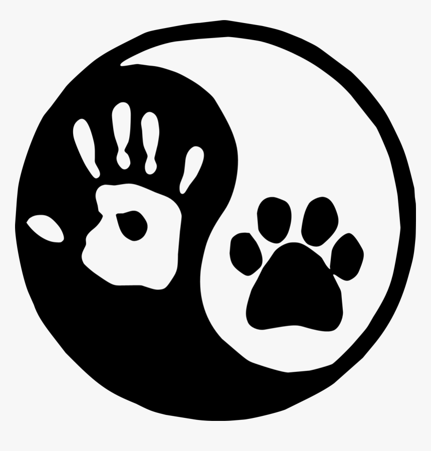 Paw Print Yin Yang, HD Png Download, Free Download