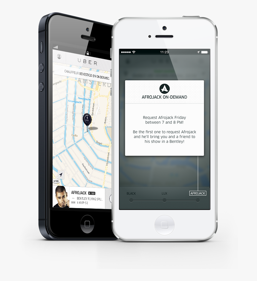 Uber Mobile App Transparent, HD Png Download, Free Download