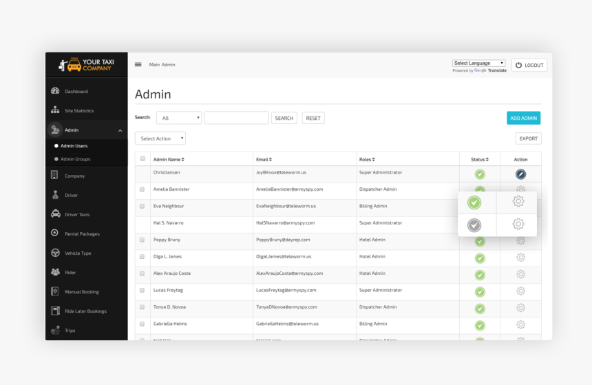 Admin Users Management Screen"
 Title="admin Users - Customer Profile Dashboard Crm, HD Png Download, Free Download