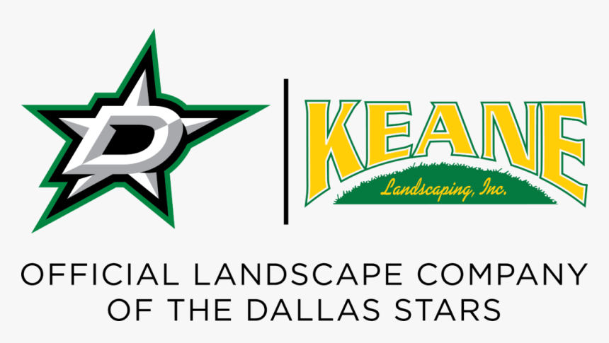 Dallas Stars Keane Landscaping Official Landscape Company - Nhl Dallas Stars Logo, HD Png Download, Free Download