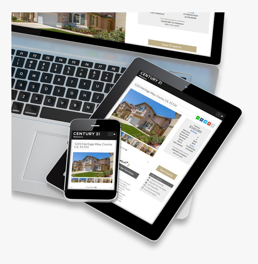 Receive New Real Estate Listing Updates Via E-mail, - Laptop, HD Png Download, Free Download