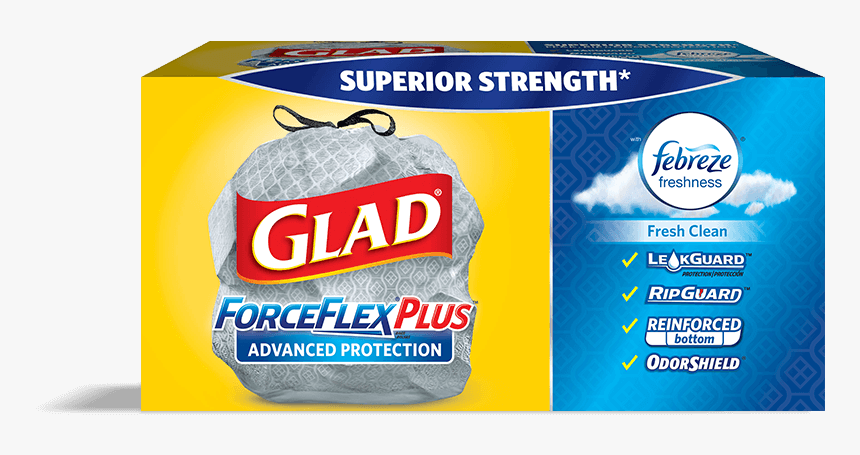 A Box Of Glad Trash Bags - Marketing Claims, HD Png Download, Free Download