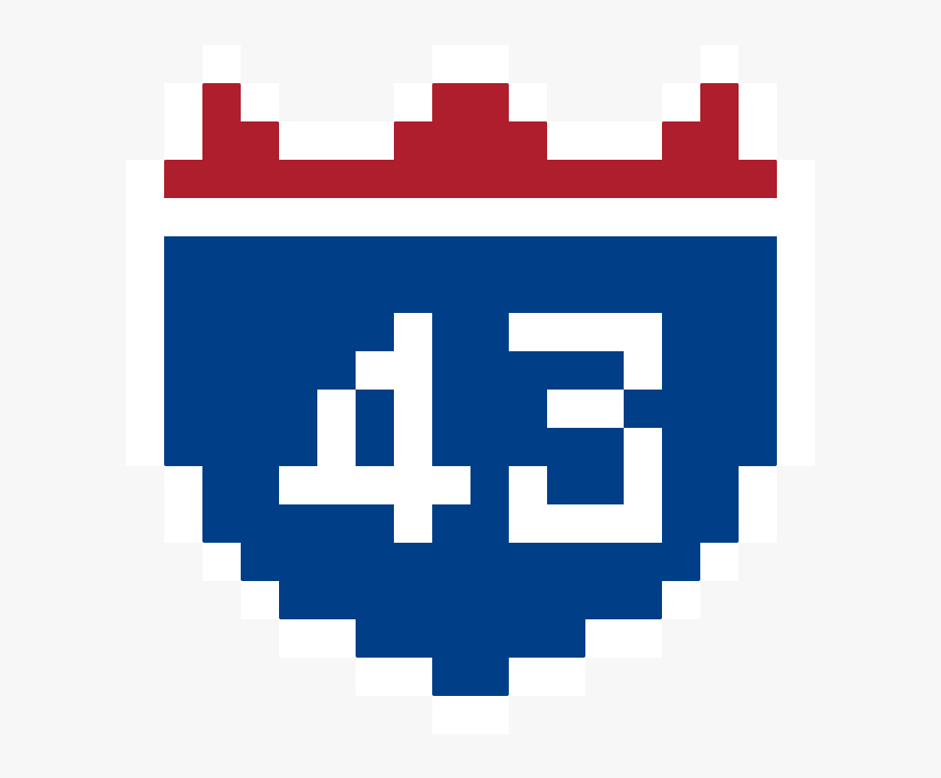 Pixelated I-43 Sign - Redstone Minecraft, HD Png Download, Free Download