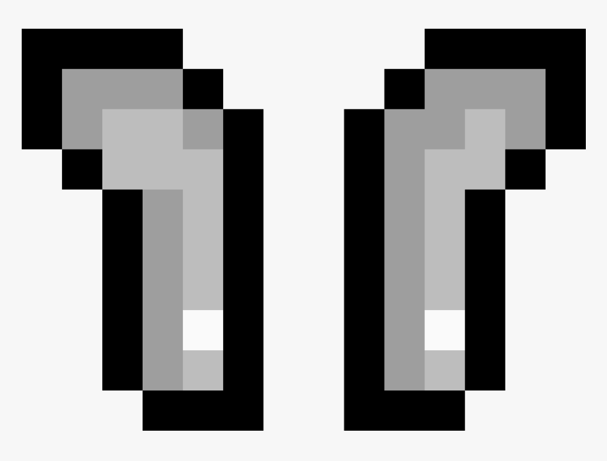 Minecraft Iron Boots Upside Down, HD Png Download, Free Download