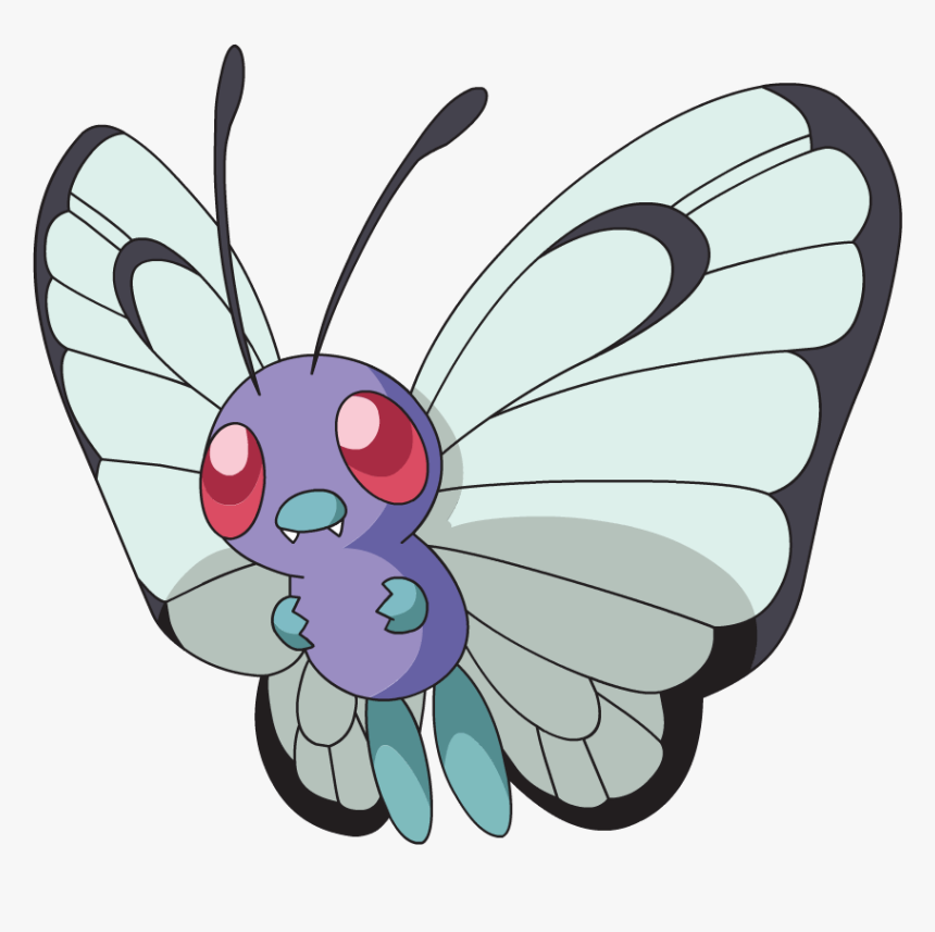 Transparent Metapod Png - Pokemon Butterfree, Png Download, Free Download