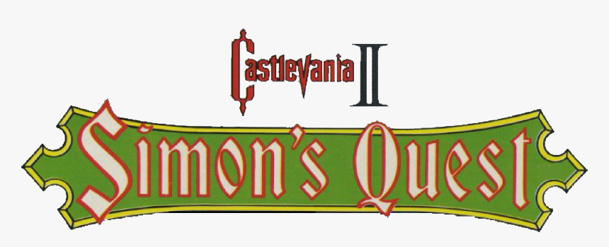 Castlevania Ii Simon's Quest Logo, HD Png Download, Free Download