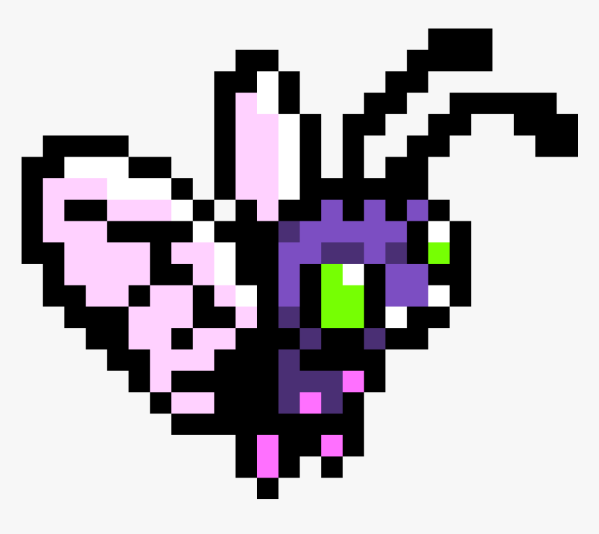 Shiny Butterfree , Png Download - Pokemon Pixel Art Butterfree, Transparent Png, Free Download