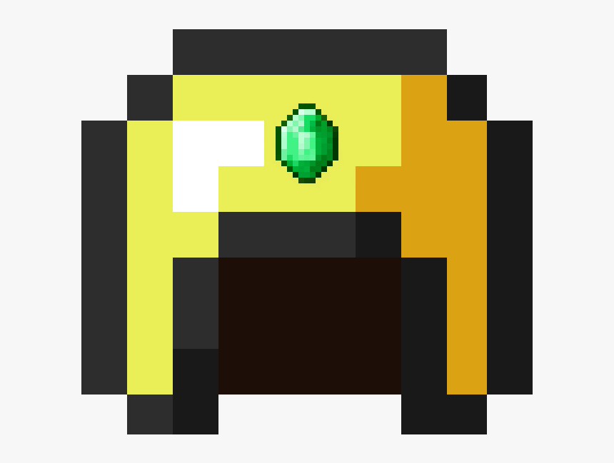 Gold Helmet Minecraft , Png Download - Video Game Coin, Transparent Png, Free Download