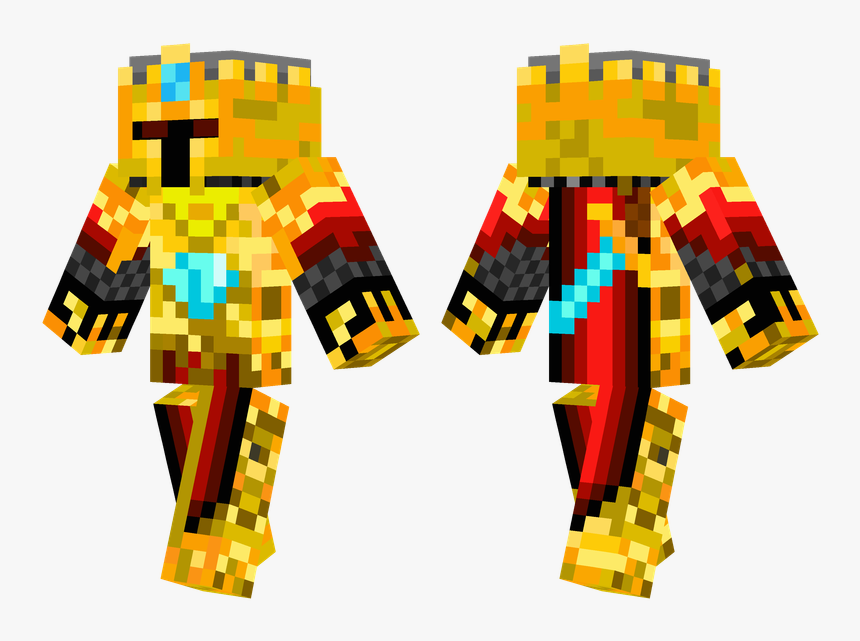 Skin Minecraft Frost Gold, HD Png Download, Free Download