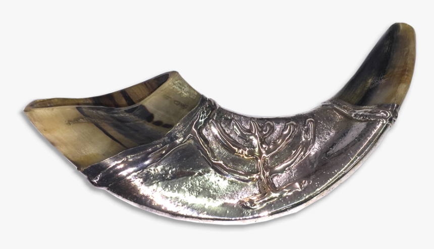 Silver-plated Ram"s Horn Shofar - Shield, HD Png Download, Free Download