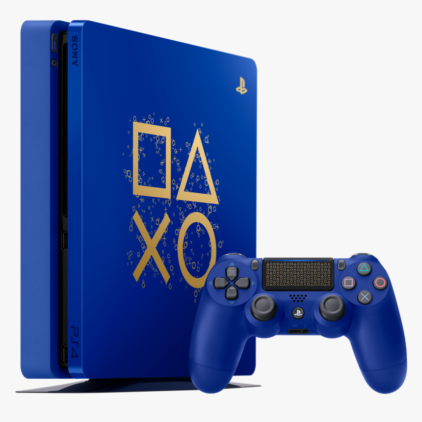 Ps4 Blue Limited Edition , Png Download - Playstation 4 Limited Edition, Transparent Png, Free Download