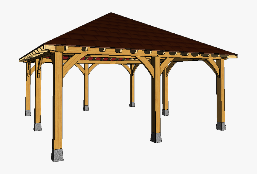 9 Post Oak Gazebo - Gazebo, HD Png Download, Free Download