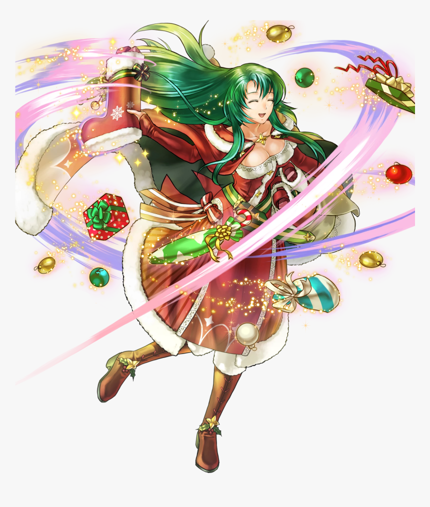 Xmas Cecilia Full Art - Christmas Cecilia Fire Emblem, HD Png Download, Free Download