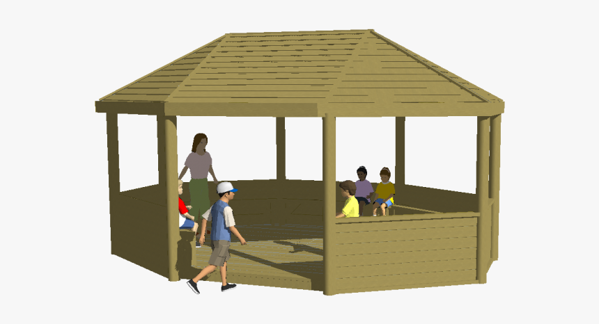 Medium Cayton Gazebo Playscheme - Roof, HD Png Download, Free Download