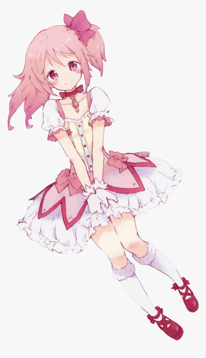 Angel Manga Girl With Pink Hair - Cute Pink Anime Girl Png, Transparent Png, Free Download