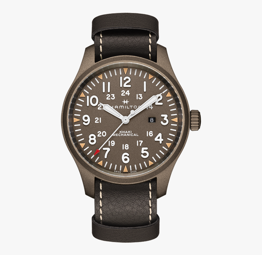 Khaki Field Mechanical - Hamilton Khaki Field Mechanical 50mm, HD Png Download, Free Download