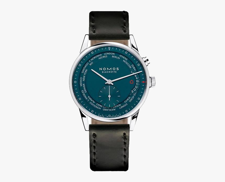 Zurich Worldtimer True Blue Esfera Azul Acero, - Nomos Glashutte World Time, HD Png Download, Free Download