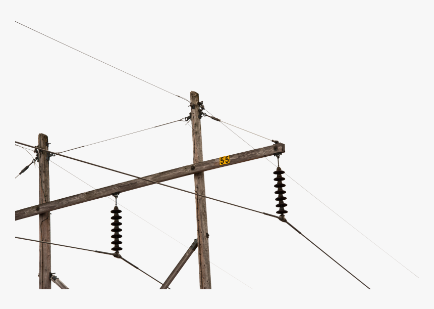 Powerlines - Transparent Power Lines Clipart, HD Png Download, Free Download